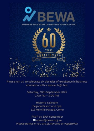 60th Anniversary High Tea