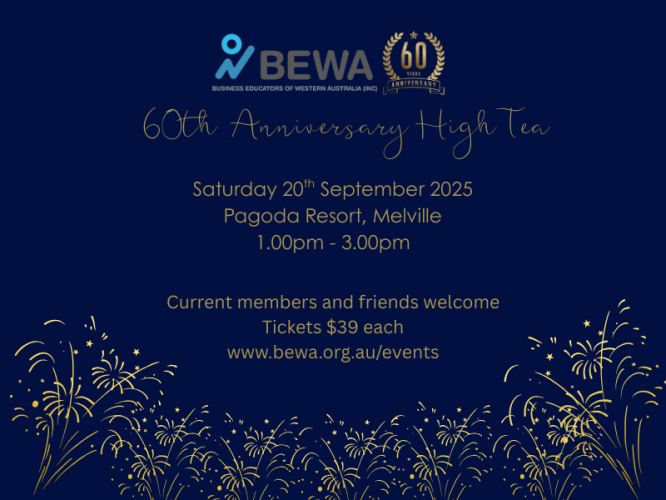 60th Anniversary High Tea